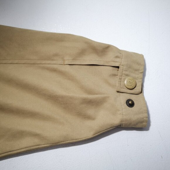 Firethorn Men's Size Large Full Zip Fully Lined Tan Windbreaker Jacket - Picture 7 of 13